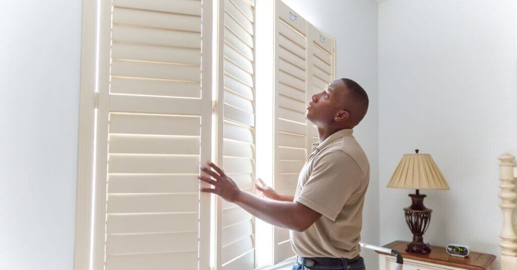 Installing Houston Plantation Shutters